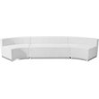 Flash Furniture Hercules Alon 3 Piece Reception Seating in White
