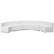Flash Furniture Hercules Alon 5 Piece Reception Seating in White