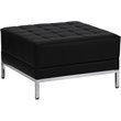 Flash Furniture Hercules Imagination 5 Piece Leather Sectional Set in Black