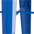 Flash Furniture 3 Piece Square Metal Pub Set in Blue