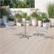 Flash Furniture Aluminum 23.5
