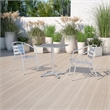 Flash Furniture Aluminum 23.5