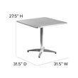 Flash Furniture Aluminum 31.5