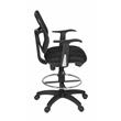 Regency Harrison Swivel Stool- Black