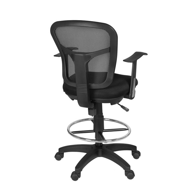 Regency Harrison Swivel Stool- Black