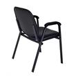 Ace Vinyl Stack Chair (18 pack)- Black