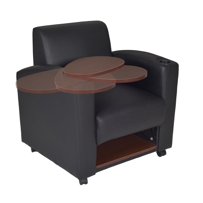 Nova Tablet Arm Chair (2 pack)- Black/Java
