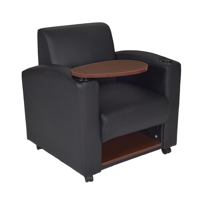 Nova Tablet Arm Chair (2 pack)- Black/Java