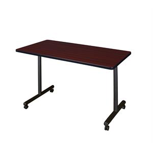 Regency Kobe 42 inch x 24 inch Mobile Training Table in  Mahogany