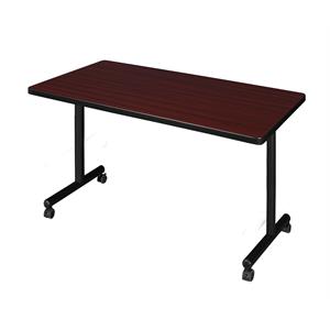 Regency 42 inch x 30 inch Kobe Mobile Training Table in  Mahogany