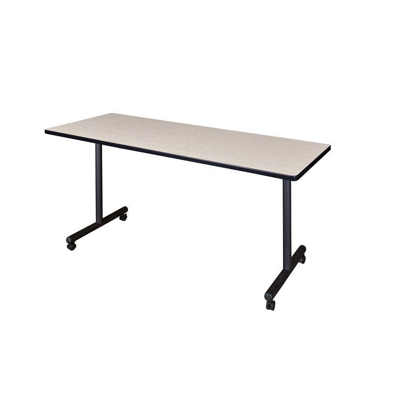 Regency Kobe 60 inch x 24 inch Mobile Training Table in  Maple