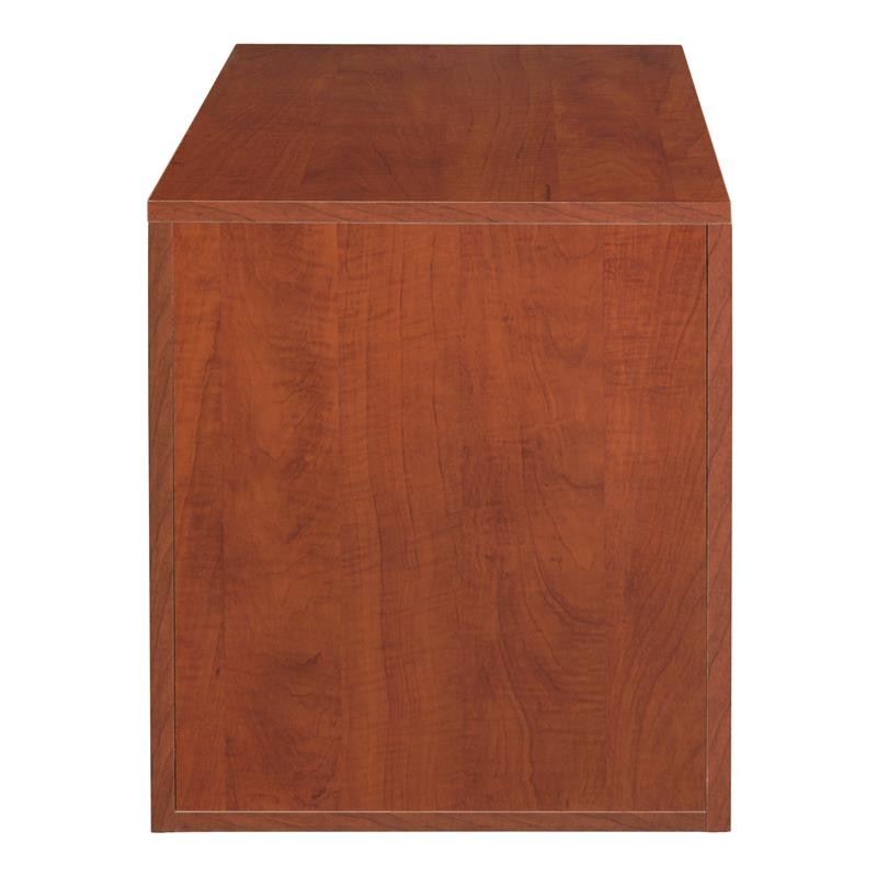 Niche Mod Freestanding Box File Pedestal with no Tools Assembly- Cherry