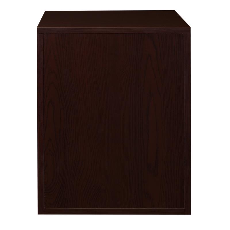 Niche Mod Freestanding Box File Pedestal with no Tools Assembly- Truffle