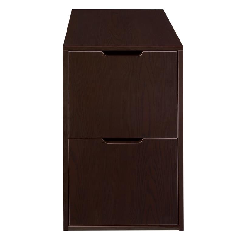 Niche Mod Freestanding File File Pedestal - Truffle/Espresso