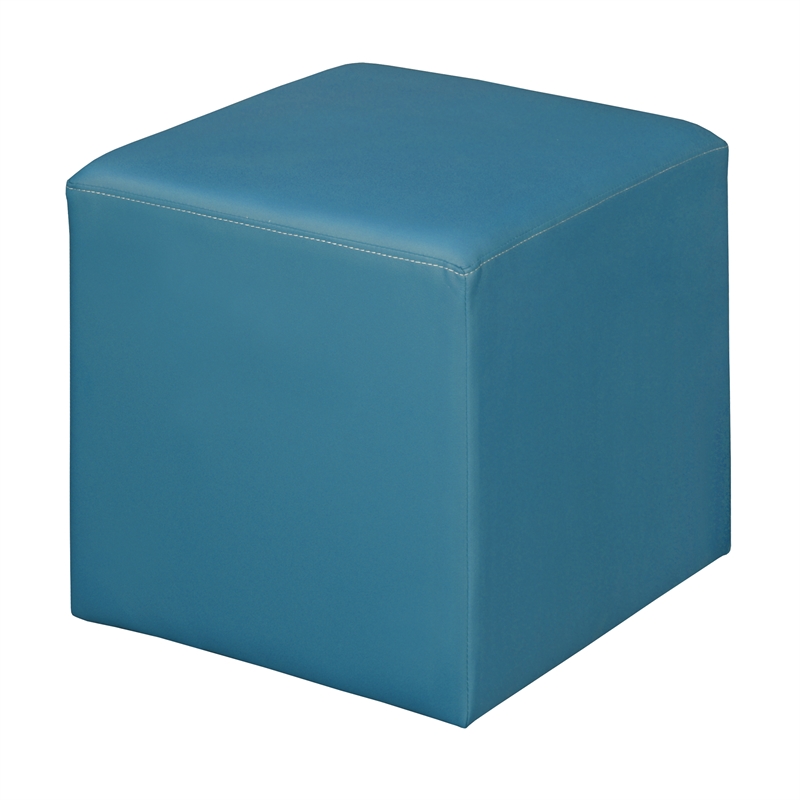 Regency Jean Square Ottoman- Peacock Teal