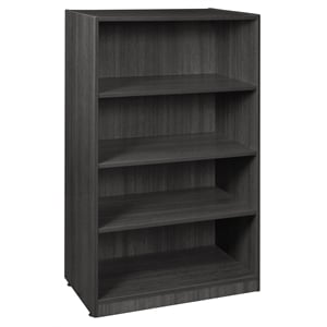 Legacy 47&quot High Wood Bookcase in Ash Grey