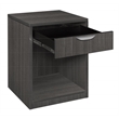 Legacy Wood Fax/Printer Stand in Ash Grey