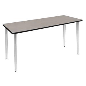 66&quot x 24&quot Kahlo Tapered Leg Table- Maple/ Chrome