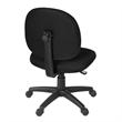 Regency Comfort Series Swivel Fabric Computer Task Chair - Armless - Black