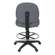 Regency Comfort Series Swivel Fabric Computer Task Chair with Drafting Kit - Gray