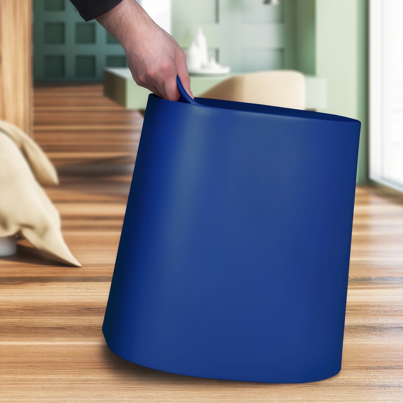 Regency Dott Plastic Stackable Stool- Navy Blue