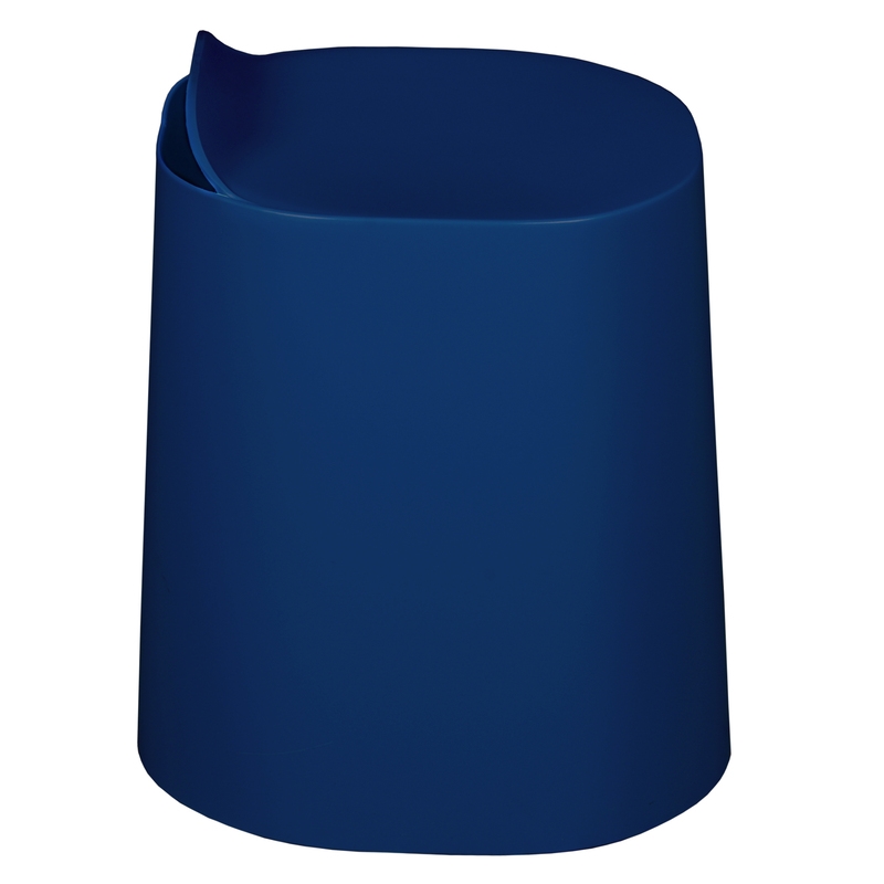 Regency Dott Plastic Stackable Stool- Navy Blue