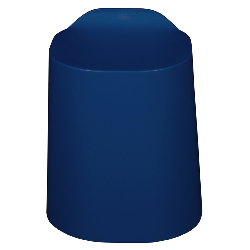Regency Dott Plastic Stackable Stool- Navy Blue