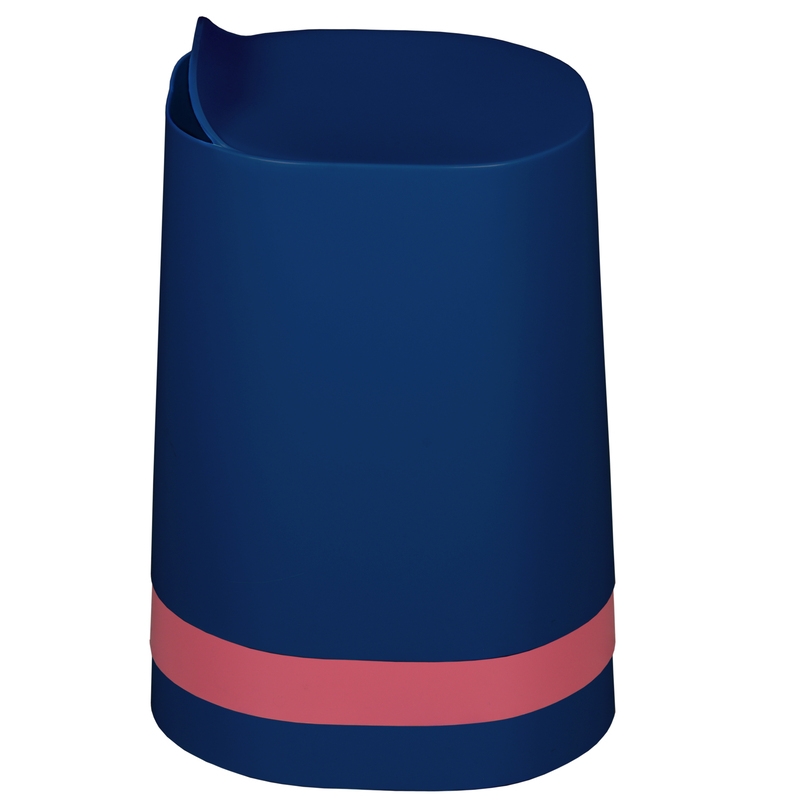 Regency Dott Plastic Stackable Stool- Navy Blue
