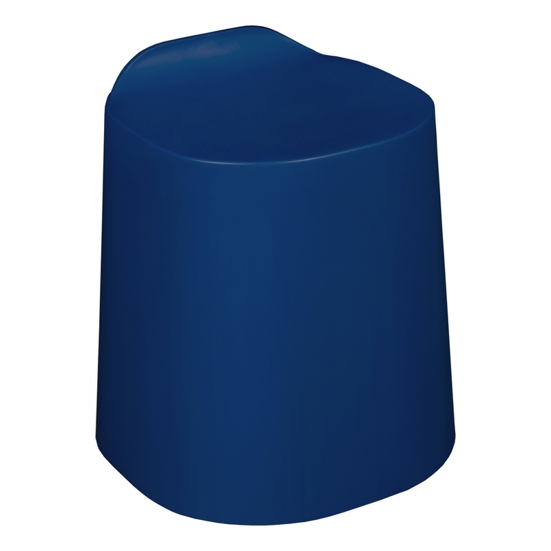 Regency Dott Plastic Stackable Stool- Navy Blue