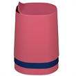 Regency Dott Plastic Stackable Stool- Red Raspberry
