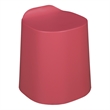 Regency Dott Plastic Stackable Stool- Red Raspberry