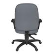 Regency Comfort Series High-Back Multifunctional Fabric Computer Task Chair with Adjustable Arms - Gray