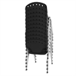 Regency Rico Classroom Training Stack Chair Armless - Black (11 Pack)