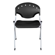Regency Rico Classroom Training Stack Chair Armless - Black (11 Pack)