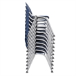 Regency Rico Classroom Training Stack Chair Armless - Navy Blue (11 Pack)