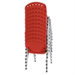 Regency Rico Classroom Training Stack Chair Armless - Red (11 Pack)