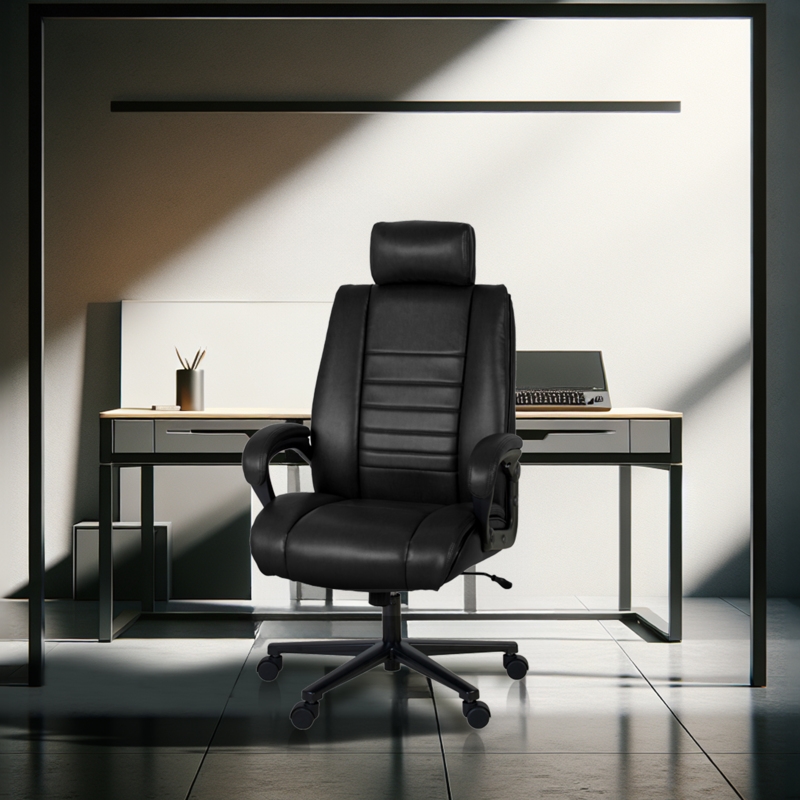 Regency DuraForce Big & Tall Ergonomic Executive Office Chair - Black