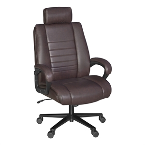 Regency DuraForce Big & Tall Ergonomic Executive Office Chair - Brown