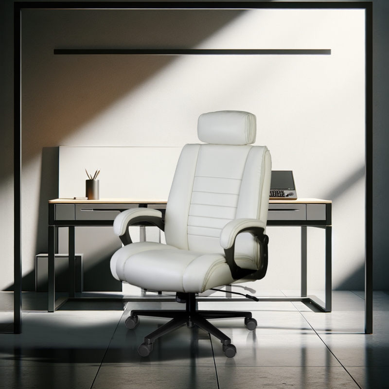 Regency DuraForce Big & Tall Ergonomic Executive Office Chair - Cream