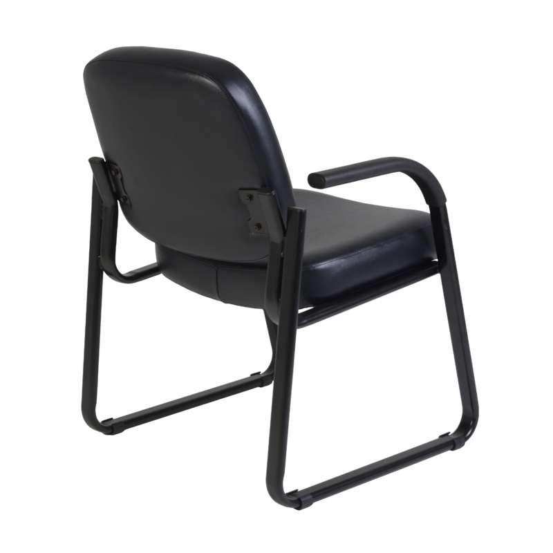 Regency Victor Guest and Reception Chair with Arms - Black