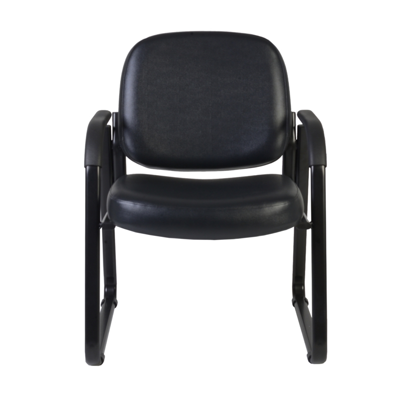 Regency Victor Guest and Reception Chair with Arms - Black