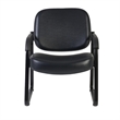 Regency Victor Big & Tall Guest and Reception Chair with Arms - Black