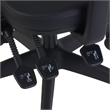 Regency Cosmo Ergonomic Mesh Mid-Back 3-Paddle Task Chair with Arms- Black