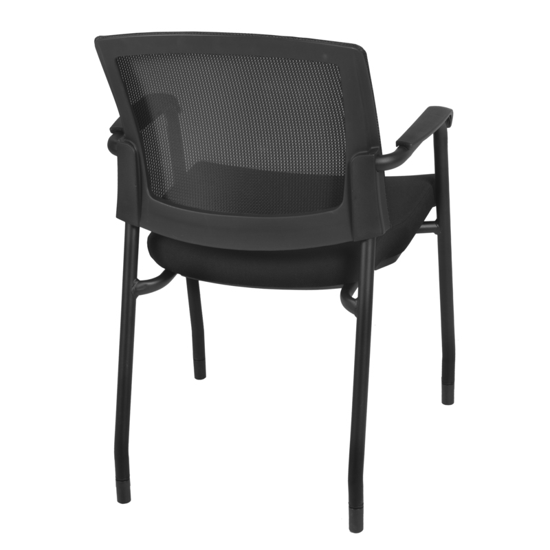 Regency Knight Multi-Purpose Office Mesh Side Chair - Black (12 Pack)