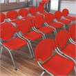 Regency Rico Classroom Training Stack Chair Armless - Red - 4 Pack