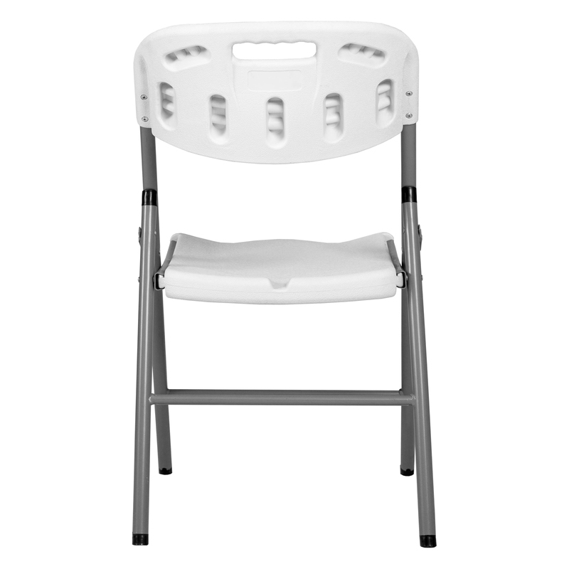 Regency Trestle Series Rectangular Blow Folding Chair - 12 Pack