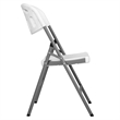 Regency Trestle Series Rectangular Blow Folding Chair - 4 Pack