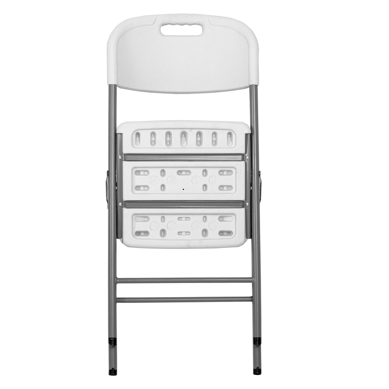 Regency Trestle Series Rectangular Blow Folding Chair - 4 Pack