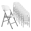 Regency Trestle Series Rectangular Blow Folding Chair - 8 Pack