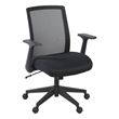 Regency Squire Ergonomic Task Mesh Office Swivel Chair with Flip Up Arms - Black